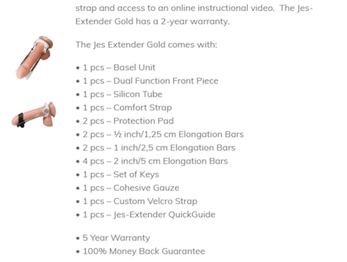 Jes Extender warranty