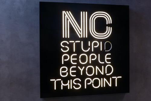 no stupid people