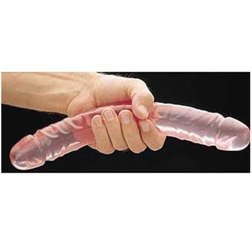 super jelly realistic double dildo