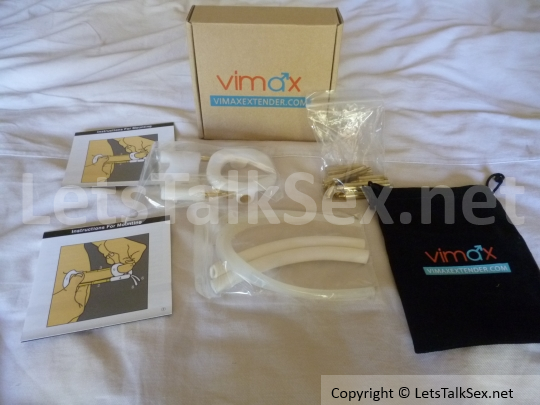 All parts of Vimax Extender exposed