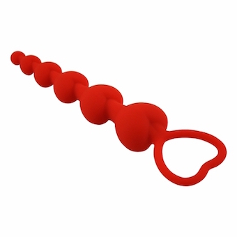 silicone heart beads