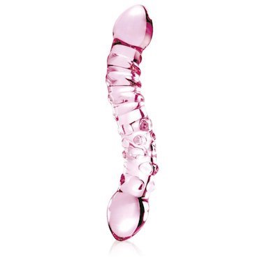 icicles pink curved dildo