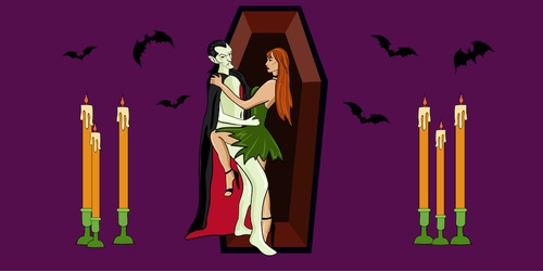 dracula halloween position