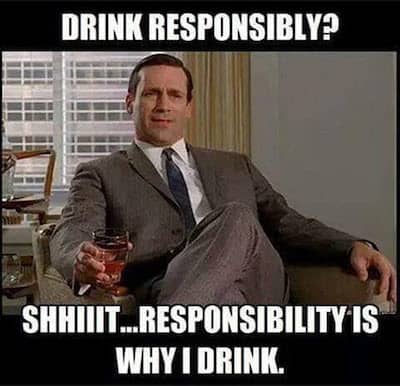 drinking responsibly