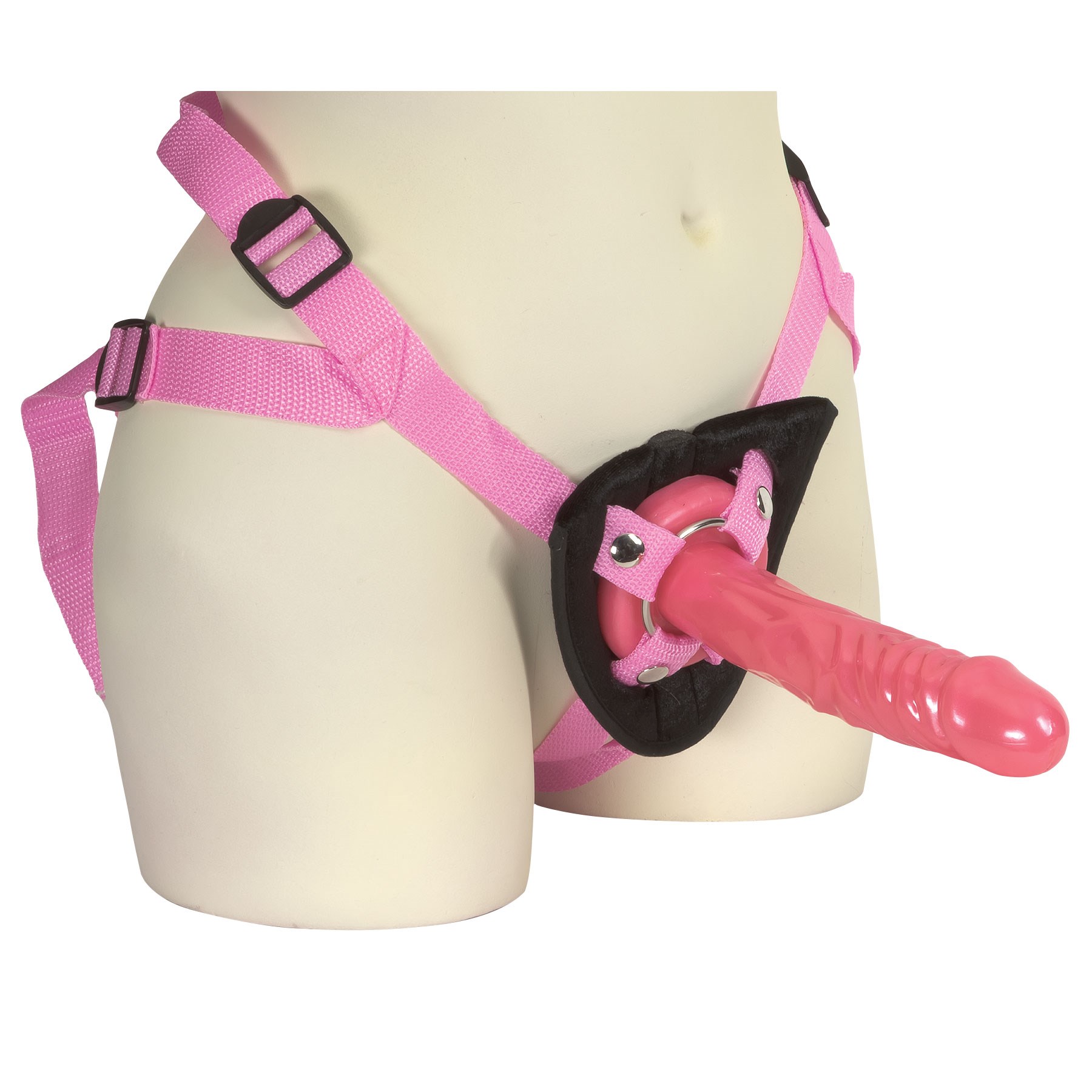 pink harness with stud